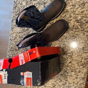 Wolverine boots Ranch king steel toe size 9 brand new in box with tag